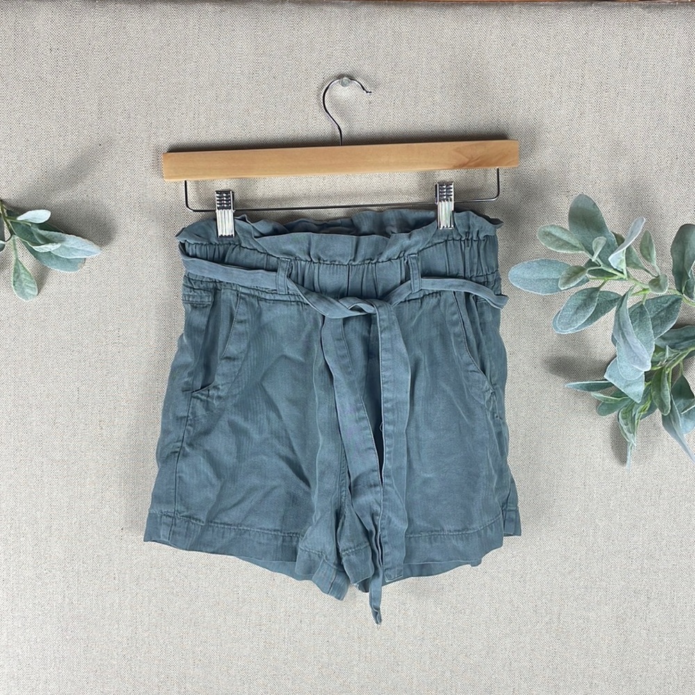 Thread and Supply > Olive Frill Shorts Extra Small